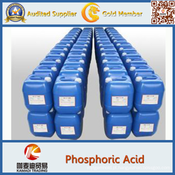 No. CAS 7664-38-2 ácido fosfórico líquido da categoria da indústria 85%